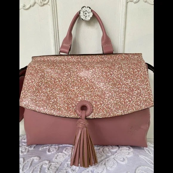Patricia Nash Mollia Tophandle Pink Handbag NWOT Bags